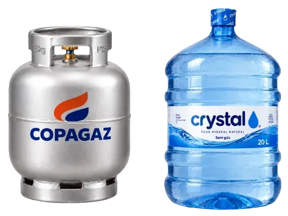 Água 20L + Botijão 13kg Copagaz