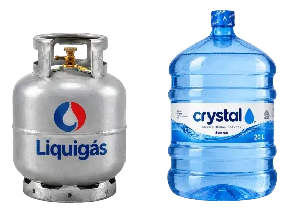Água 20L + Botijão 13kg Liquigás